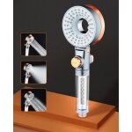 Pommeau de douche conomiseur d'eau avec 3 types de jets, douchette  main  pression croissante avec ...
