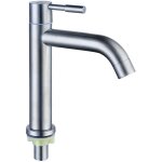 Ugreat - robinet de lavabo en acier inoxydable 304, robinet de lavabo simple, robinet d'eau froide simple ...