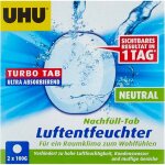 Uhu air max ambiance - recharge absorbeur d'humidit trs rapide et efficace, blanc, 2 recharges tab ...