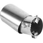 Ulisem 1 embout de silencieux d'chappement universel rond en acier inoxydable pour voiture