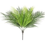Ulisem lot de 2 d�corations de plantes artificielles : feuilles de palmier tropicales, 9 feuilles, plantes ...