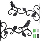 Ulisem lot de 2 supports muraux pour plantes, crochets pour murs v�g�taux, supports muraux de jardin, ...