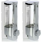 Ulisem 2x distributeurs de savon muraux - distributeurs de savon muraux rechargeables - distributeurs ...