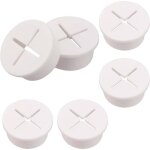 Ulisem lot de 6 passe - c�bles flexibles en silicone blanc