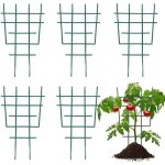 Ulisem lot de 6 tuteurs en plastique pour plantes grimpantes, treillis de jardin pour plantes grimpantes, ...