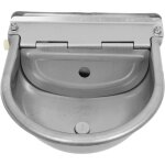 Ulisem abreuvoir automatique robuste en acier inoxydable pour bovins, chevaux et moutons bol d'eau pratique ...