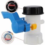 Ulisem adaptateur ibc 60 mm  60mm vanne cuve 1000l plastique, raccord cuve 1000 litres pour reservoir ...
