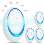 Ulisem - anti moustique ultrason prise, ultrason souris mouche 4 paquets, appareil repulsif souris ef ...