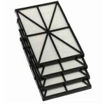 Ulisem �tre applicable lot de 4 panneaux filtres pour robot tiger shark - rcx70101pak2 - noir accessoire ...