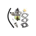 Carburateur avec joint, filtre  essence et bougie d'allumage pour tondeuses  gazon hr194, hr195, hr214, ...