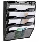 Ulisem classeur mural  5 ??compartiments, classeur de bureau suspendu, porte - revues, bote de tri ...