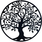 Ulisem d�coration murale en m�tal - arbre de vie - d�coration murale en m�tal pour arbre g�n�alogique, ...