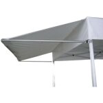 Ulisem extension soleil 4. 5m pour tente pliante pro blanc