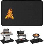 Ulisem grand tapis (152 � 101 cm) pour barbecues � charbon prot�ger les terrasses et les patios, r�sistant ...