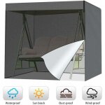 Ulisem housse de balancelle de jardin, t - audace 3 places 210d oxford b�che de balancelle anti - uv ...
