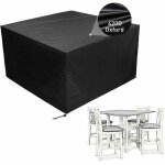 Housse de protection pour table carrée et mobilier d'extérieur, fabriquée en tissu oxford imperméable ... Housse de protection pour table carrée et mobilier d'extérieur, fabriquée en tissu oxford imperméable ...