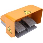 Ulisem - interrupteur � p�dale double ydt1 - 18 avec coque enti�rement en aluminium