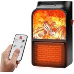 Ulisem - mini radiateur soufflant en c�ramique � �conomie d'�nergie, radiateur �lectrique silencieux ...