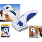 Peigne lectrique, brosse, parfait pour les poils de chat et de chien, piles anti - puces - - ulisem
