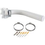 Ulisem poteau de montage d'antenne , support de poteau d'antenne r�glable pour station m�t�o