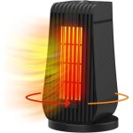 Ulisem - radiateur soufflant portable 1200 w chauffage rapide en 3 secondes mini radiateur ptc 3 modes ...