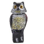 Ulisem - réaliste effaroucheur d'oiseaux tête rotative son hibou rdeur leurre protection répulsif antiparasita ... Ulisem - réaliste effaroucheur d'oiseaux tête rotative son hibou rdeur leurre protection répulsif antiparasita ...