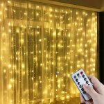 Rideau lumineux usb à led de 3m x 3m, avec 300 led et 8 modèles lumineux différents, idéal pour la décoration ... Rideau lumineux usb à led de 3m x 3m, avec 300 led et 8 modèles lumineux différents, idéal pour la décoration ...