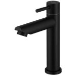 Ulisem robinet eau froide pour lave - mains robinet salle de bain noir robinet lavabo en acier inox robinetter ...
