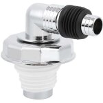 Ulisem siphon de sol, joint de siphon de sol � joint chrom� en pvc, joint de couvercle de siphon