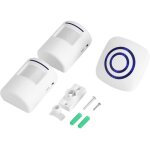 Ulisem sonnette lectrique sans fil avec dtecteur de mouvement, 36 mlodies, alarme de scurit avec ...