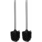 Triomphe brosse wc / wc / salle de bain de rechange, tte de brosse de nettoyage avec manche en acier ...