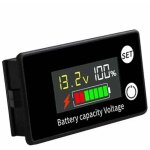 Ulisem - voltmtre de batterie cc dc 8v - 100v pour batteries au plomb - acide et lithium, 12v 24v 48v, ...