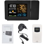 Ulisem weather station mto radio avec capteur extrieur, station mto sans fil avec adaptateur, cran ...