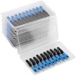 Ulisem100 pices adaptateur de connecteur, connecteur de fibre optique intgr sc adaptateur de connexion ...