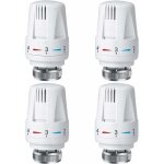 Ulisem4 pcs t�te thermostatique radiateur, t�te thermostat radiateur trv m30 x 1, 5, vanne thermostatique ...