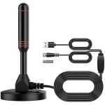 Ulisemantenne tv hd numérique - comprend une base magnétique et un câble coaxial - antenne tv antenne ... Ulisemantenne tv hd numérique - comprend une base magnétique et un câble coaxial - antenne tv antenne ...