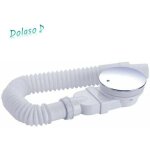 Ulisembonde de douche 90 mm, extra plat, trou de vidange pour bac de douche, siphon avec syst�me anti ...