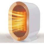 Ulisemchauffage soufflant, radiateur lectrique portable 1200 w, mini radiateur domestique pour l'intrieur, ...