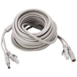 Ulisemconnecteur d'alimentation rj45 dc 15m cble de vidosurveillance ethernet rj45 dc pour camras ...