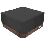 Ulisemhousse pour bain � remous de jardin, bache de protection pour spa en tissu oxford 210d imperm�able ...