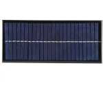Ulisempanneau solaire 2, 5 w 12 v en silicone polycristallin, module de charge solaire d'ext�rieur pour ...