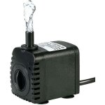 Ulisempompe � eau submersible, pompe � eau 600l / h 8w, pour fontaines de table d'aquarium, jardins d'eau ...
