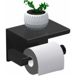 Ulisemporte papier toilette, support papier rouleau sans percage derouleur papier wc, distributeur papier ...