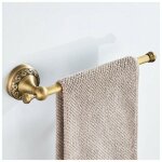 Ulisemporte - serviettes classique, 11. 42x2. 95inch serviette murale unipolaire en laiton porte - serviettes ...