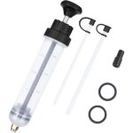 Ulisemseringue d'aspiration de 200 cc avec tube d'extension et connecteur pour huile de transmission ... Ulisemseringue d'aspiration de 200 cc avec tube d'extension et connecteur pour huile de transmission ...
