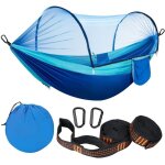 Ultra - l�ger hamac moustiquaire capacit� de charge de 300kg suspendu hamac sur pied respirant nylon ...