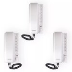 Interphone de bureau sans - fil 800 mtres - 3 stations d'appel alimentes et / ou autonomes