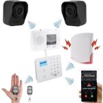 Kit 'hangar agricole' - 2 détecteurs de mouvement sur piles + alerte gsm appel / sms + sirène 120 db ... Kit 'hangar agricole' - 2 détecteurs de mouvement sur piles + alerte gsm appel / sms + sirène 120 db ...