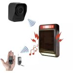 Kit 'protection agricole' - 1 dtecteur de mouvement sur piles + sirne / carillon solaire extrieure ...