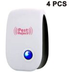 Ultrason anti moustique, 4 pack ultrason souris et rats & insectes r�pulsif �lectronique, r�pulsif ultrason ...